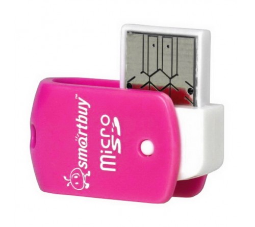 USB-картридер  SmartBuy  (SBR  -706-P)(Micro SD) Pink