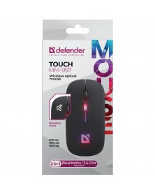 Мышь DEFENDER    997 Touch         (BT+Nano,1600dpi,Optical) Black 2 Вида п..