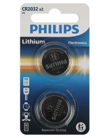 Батарейка PHILIPS            CR2032 BL2 Lithium 3V (40)..