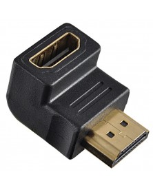 Кабель  Perfeo (A7005) HDMI A вилка - HDMI A розетка переходник угловой ада..