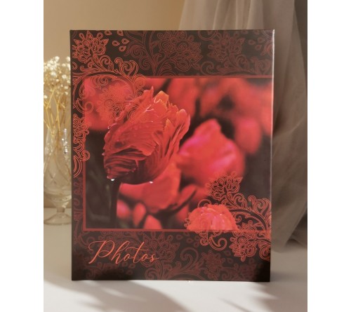 Ф/Альбом  PL-005-1   200 фото  10*15  с кармашками, Bloom, Тюльпаны    (24) 