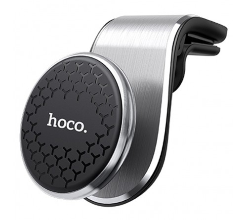 Автодержатель HOCO CA   59 Victory для смартфона, воздуховод, пластик, шарнир, магнит Grey