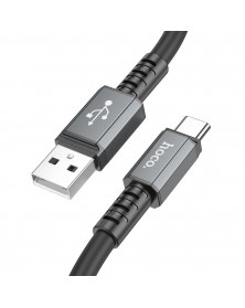 Кабель  USB - Type C Hoco X 85 1.0 m,3.0A, Black,коробочка Пластик..