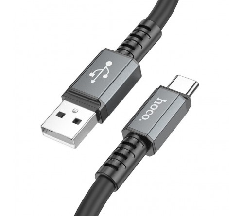 Кабель  USB - Type C Hoco X 85 1.0 m,3.0A, Black,коробочка Пластик