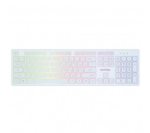 Клавиатура SmartBuy  SBK-305U-W                   (USB)         White Подсветка