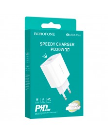 Сетевое Зарядное Устройство 220V- 1*Type-C выход   Borofone BA  38A  3.0A W..