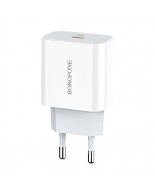 Сетевое Зарядное Устройство 220V- 1*Type-C выход   Borofone BA  38A  3.0A W..