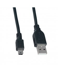 Кабель  Perfeo (U4304) USB2.0 A вилка - MiniUSB 5P вилка 0.5м  пакет (  40)..