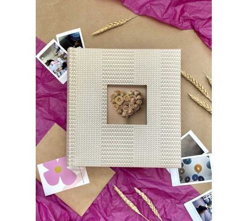 Ф/Альбом  DL-006Y   200 фото  10*15 Делюкс, бум. листы , книж. переплет Ethno west    (12) 