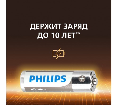 Батарейка PHILIPS           LR03 ААА  2*6 шт Alkaline Entry 1,5 V A12S-51  (12)(96)(288)