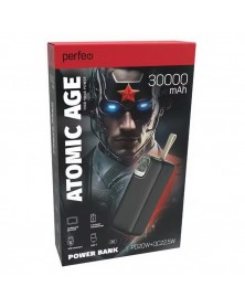 Внешний Аккумулятор Power Bank Perfeo Atomic Age        30000 mAh 2*USB 5.0..