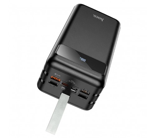 Внешний Аккумулятор Power Bank Hoco J  86B                                  60000 mAh 3*USB 2.1A Black MicroUSB/Type-C входы 22.5W