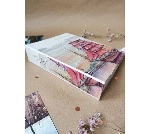 Ф/Альбом  PL-004-1   200 фото  10*15  с кармашками, SPb  sail, Алые паруса    (12) 