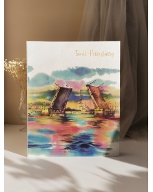 Ф/Альбом  PL-004-2   200 фото  10*15  с кармашками, SPb  bridge, Разводные мосты    (12) 