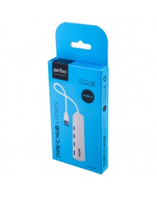 Type-C USB-концентратор Perfeo (PF-H039 White) 4 порта (PF_D0788)..