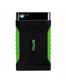 Внешний Диск USB HDD   2Tb        2.5 Silicon Power A15 Armor Black-Green U..