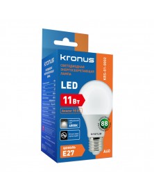 Лампа светодиодная KRONUS (LED) A60-  11W-4000K E27 Белый свет (KRS-01-0002..