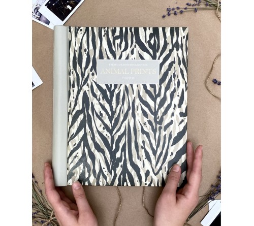 Ф/Альбом  PL - 009-1     SA-10 Магн.листов, внутр. спираль  (23*28)  Animal print, Шкурки 1    (12)