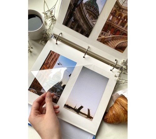 Ф/Альбом  PL - 004-2  SA-50 Магн.листов, на кольцах  (23*28)  Portfolio, Черный    (6)