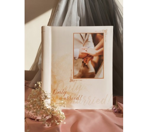 Ф/Альбом  PL - 004-1  SA-20 Магн.листов, внутр. спираль  (23*28)  Only married, Новобрачные    (12)