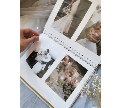 Ф/Альбом  PL - 004-1  SA-20 Магн.листов, внутр. спираль  (23*28)  Only married, Новобрачные    (12)