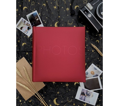 Ф/Альбом  DL-007     200 фото  10*15 Делюкс, бум. листы , книж. переплет, Cherry    (12) 
