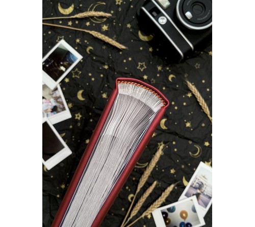 Ф/Альбом  DL-007     200 фото  10*15 Делюкс, бум. листы , книж. переплет, Cherry    (12) 