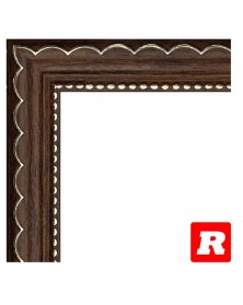 Ф/Рамка PLATINUM пласт.15*21   СТИЛЬ - Коричневый    (26)