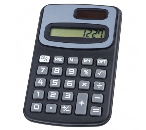 Калькулятор PERFEO PF-E1227           (Карманный,        8-разрядов) Black
