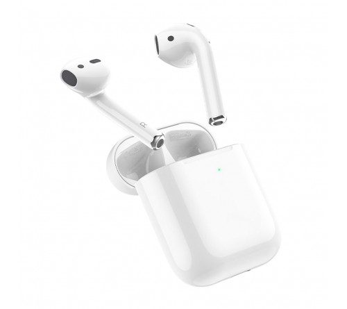 Гарнитура Borofone BW 01 TWS Plus (Внутриканальная)  (    ) White   HiFi ДУ Bluetooth v5.1,Беспроводная