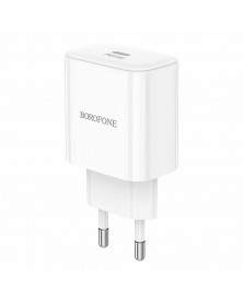 Сетевое Зарядное Устройство 220V- 1*Type-C выход   Borofone BA  81A  3.0A W..