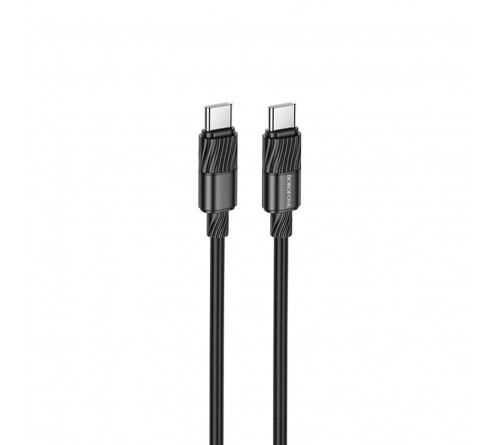 Кабель  Type-C - Type-C Borofone BX106 1.0 m,3.0A, Black, коробочка Пластик, PD60W