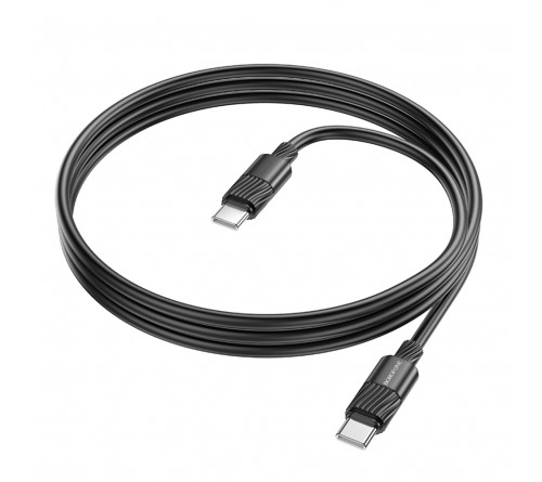 Кабель  Type-C - Type-C Borofone BX106 1.0 m,3.0A, Black, коробочка Пластик, PD60W