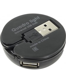 USB-концентратор DEFENDER QUADRO LIGHT USB 2.0 4 порта..