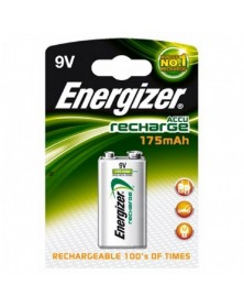 Аккумулятор крона  ENERGIZER Rech HR22 BL1 NI-MH 9V 175mAh (1/6)