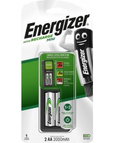 Зарядное устройство  ENERGIZER Mini Charger incl. 2*AA 2000mAh   (1/4)