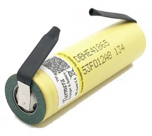 Аккумулятор   Li-ion LG ICR18650HE4-T bulk 20A 3.7V 2500mAh без защиты высокий ток, с выводами (1/160)