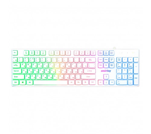 Клавиатура SmartBuy  SBK-251U-W                   (USB)         White Подсветка