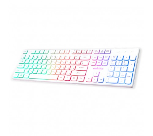 Клавиатура SmartBuy  SBK-251U-W                   (USB)         White Подсветка