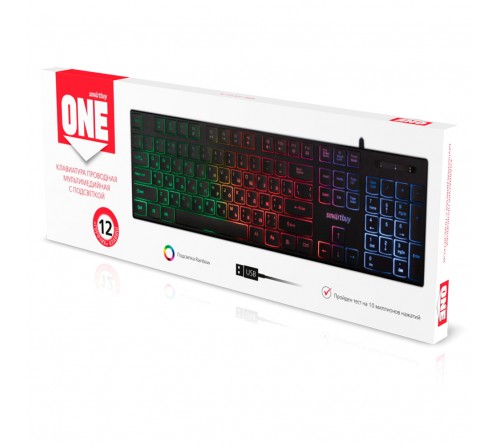 Клавиатура SmartBuy  SBK-251U-K                    (USB)         Black Подсветка