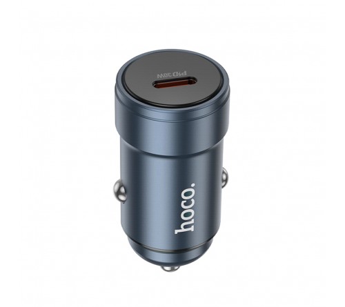 Автомобильное Зарядное Устройство 12V- 1*Type-C выход   Hoco Z  57 3.0A, Grey, QC3.0 Fast Charger PD30W