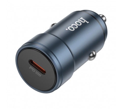 Автомобильное Зарядное Устройство 12V- 1*Type-C выход   Hoco Z  57 3.0A, Grey, QC3.0 Fast Charger PD30W