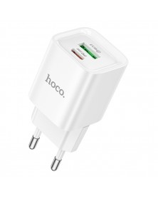Сетевое Зарядное Устройство 220V- 1*Type-C выход + 1*USB Hoco C147A 3.0A .. Сетевое Зарядное Устройство 220V- 1*Type-C выход + 1*USB Hoco C147A 3.0A ..