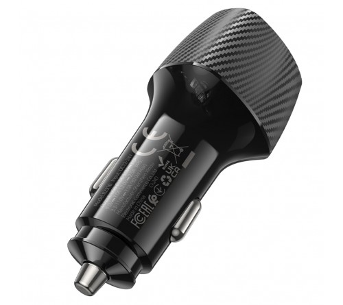 Автомобильное Зарядное Устройство 12V- 1*Type-C выход   Borofone BZ  31B 3.0A, Black, QC3.0 Fast Charger PD30W