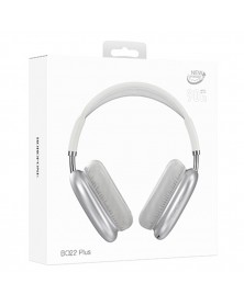 Гарнитура Borofone BO22 Plus            (Полноразмерная)  (    ) Silver  HiFi ДУ Bluetooth v5.4, Беспроводная AUX