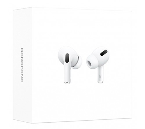 Гарнитура Borofone BW 80 TWS        (Вакуумная)             (    ) White   HiFi ДУ Bluetooth v5.4,Беспроводная