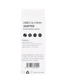 Адаптер для Android    Type-C - AUX 3.5 Jack (M) 0,05 м, OneDepot AC 17, ко..