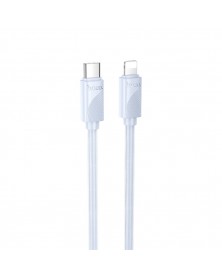 Кабель  Type C - 8-pin Hoco X114 1.0 m,3.0A, Blue, коробочка Пластик PD 27W