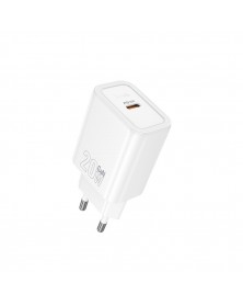 Сетевое Зарядное Устройство 220V- 1*Type-C выход   Hoco N  60  3.0A White, ..