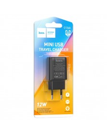 Сетевое Зарядное Устройство 220V- 1*USB выход   Hoco C134A  2.1A Black..